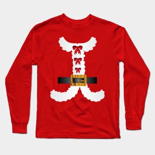 1980s kawaii funny Merry Christmas Mrs Claus Long Sleeve T-Shirt